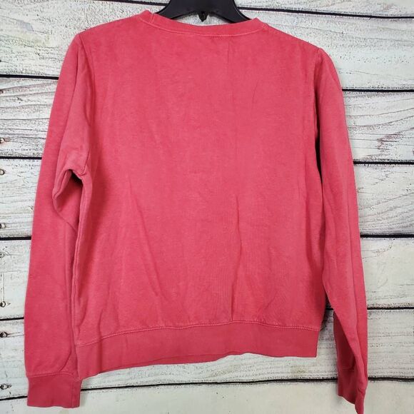 Nike Women’s Crewneck Sweatshirt Size XS Pink Pullover Glitter Silver Logo Graph - Picture 3 of 6